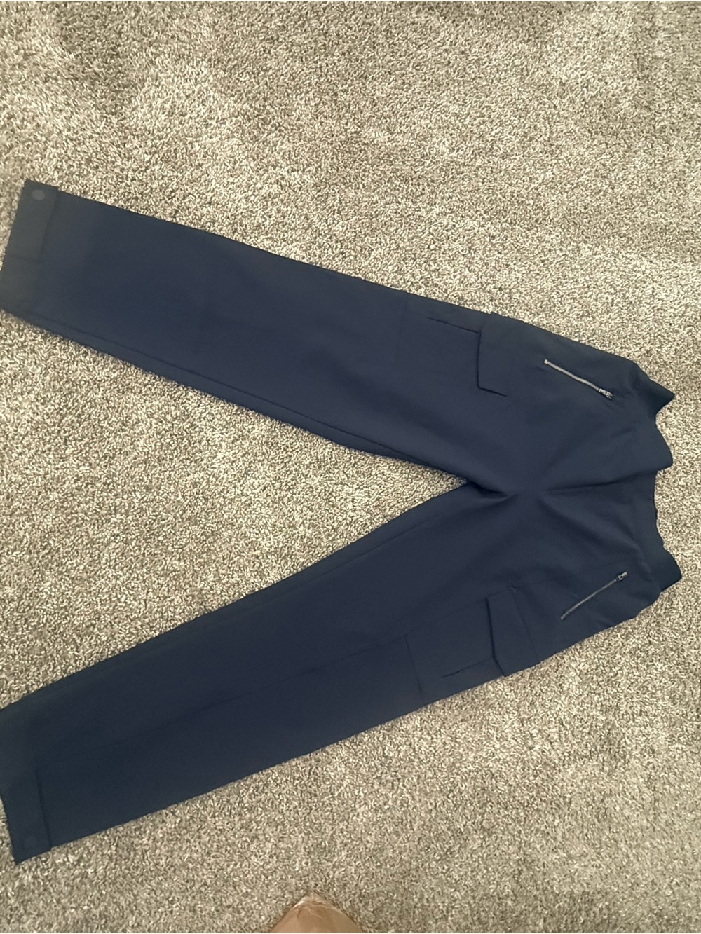 Athleta Endless Cargo Pants. High waisted, Navy Blue, size 10.